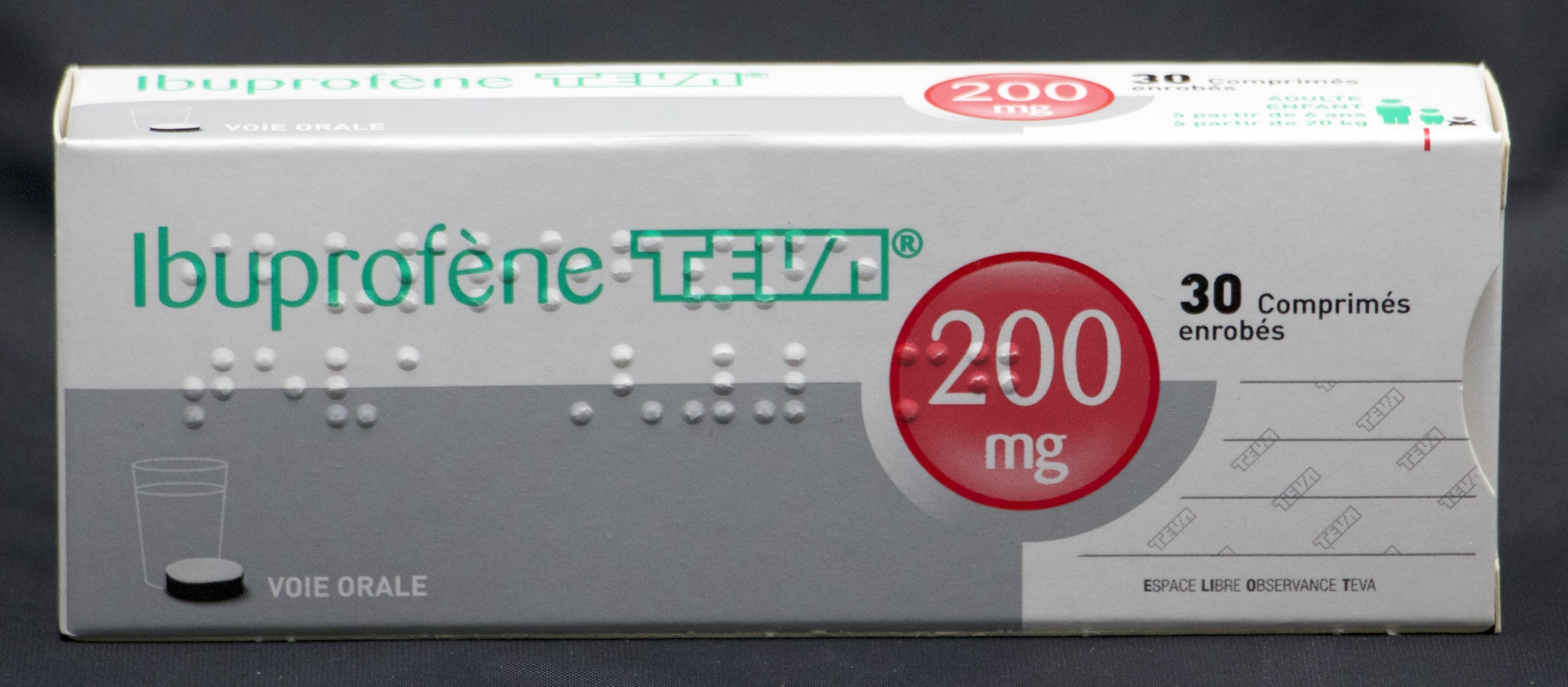 IBUPROFENE TEVA 200 MG CPR BTE 30 Pharmacie Marès